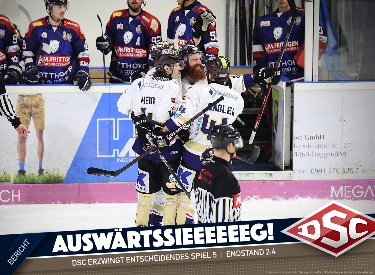 Matchpuck Abgewehrt! Die Serie Geht Zurück Nach Deggendorf Zum Alles ...